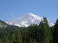 Mt. Rainier seen from the National Park Inn